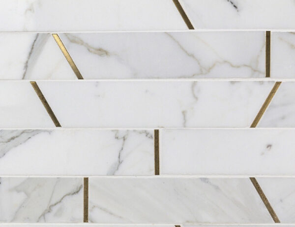 White Marble Inlay-Flooring