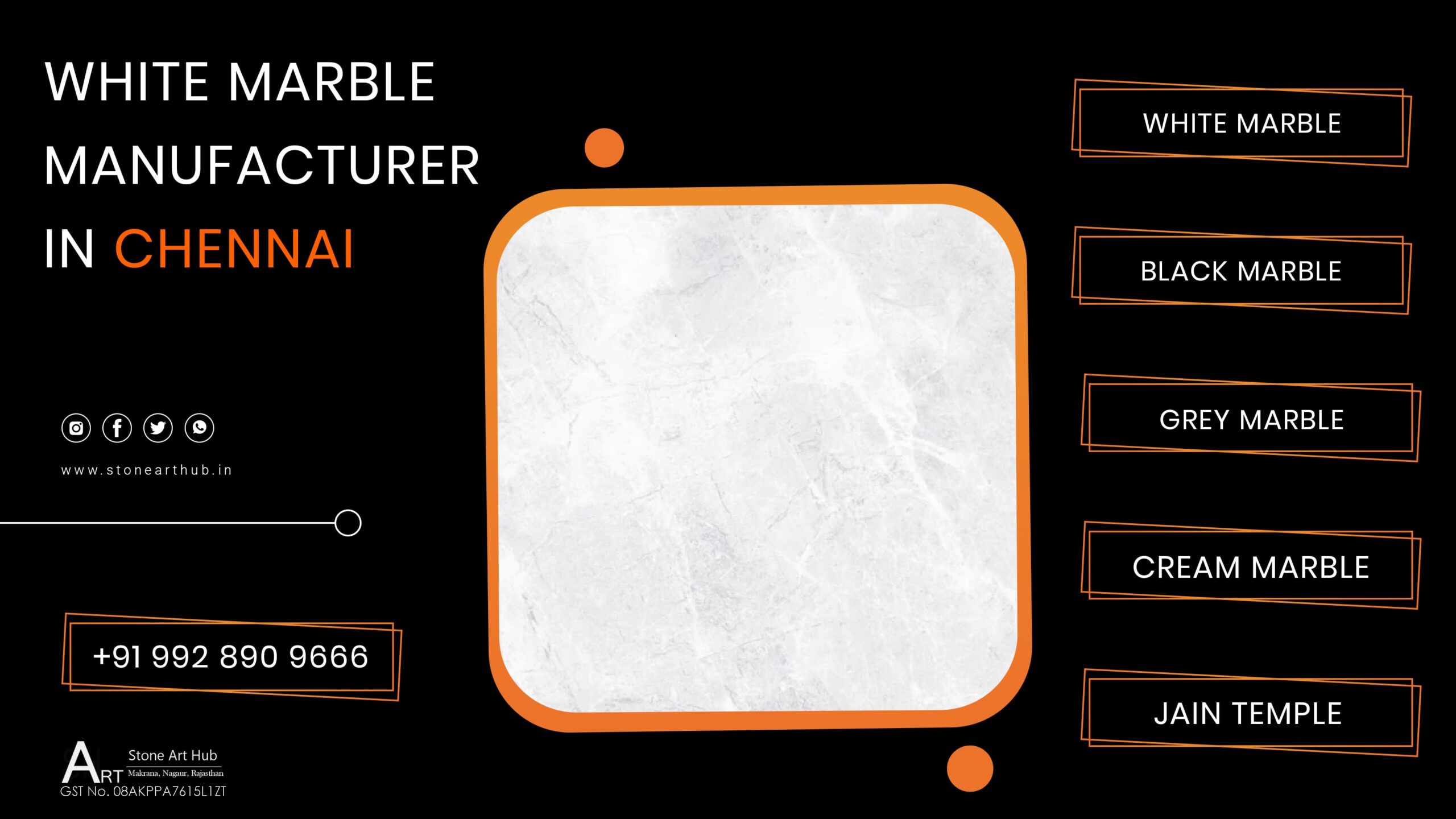 White Marble Manufacturer in Chennai