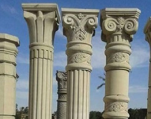 Carved Stone Column India