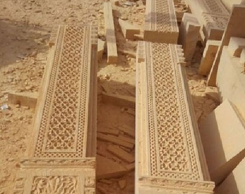 Sandstone Carving Pillars India