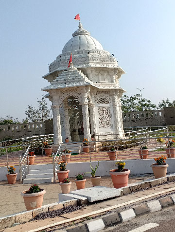 White Marble Temple Construction